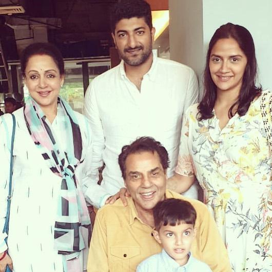 Ahana Deol and her husband Vaibhav Vohra, who tied the knot in February 2014 and welcomed their first child, Darien, in June 2015, are now also proud parents to twin daughters, Astraia and Adea Vohra. 